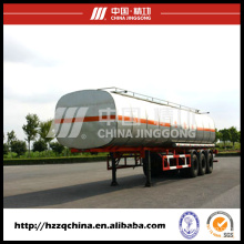 40800L Carbon Steel Q345 Tank Trailer for Light Diesel Oil Delivery (HZZ9400GYY)